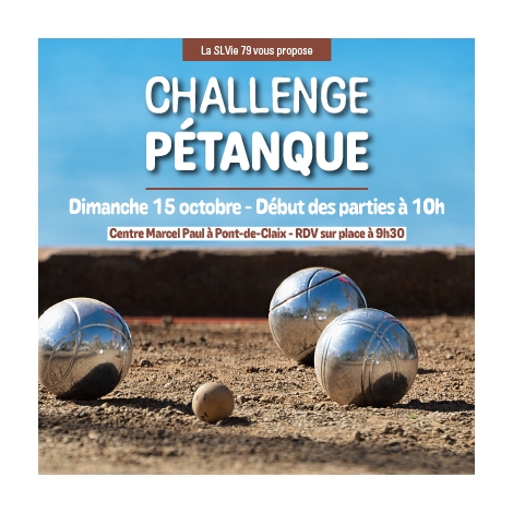 79-  CHALLENGE PÉTANQUE