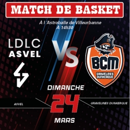 SLV75 - MATCH BASKET ASVEL - GRAVELINES DUNKERQUE