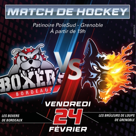 SLV76 - MATCH DE HOCKEY GRENOBLE / BORDEAUX