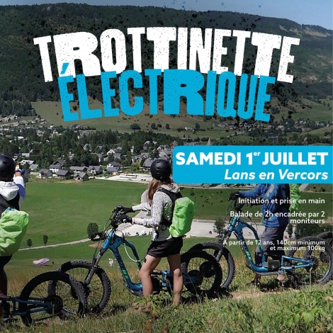 78 - TROTTINETTE ELECTRIQUE à Lans en Vercors - 2023